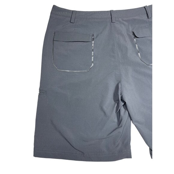 Adidas Mens Gray Golf Shorts Size 38 Stretch Fabric With Pockets For Comfort & S - Picture 6 of 10